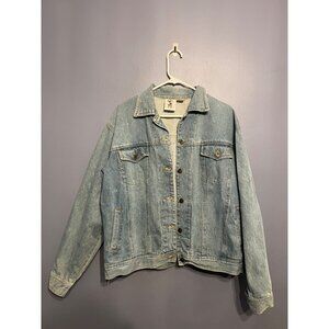 Vintage Mickey Mouse & Co Jean Jacket ITS PARTY TIME Sequins Size Med, Disneyana